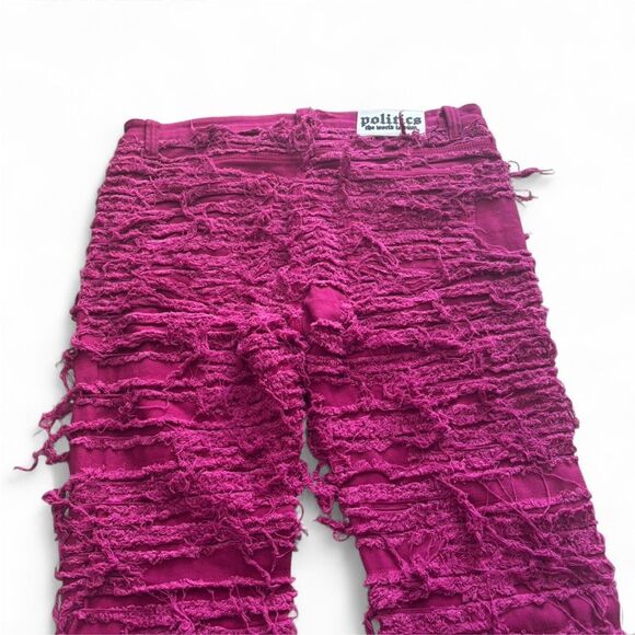 NWT Politics Textured Jeans Size 36 - Picture 5 of 6